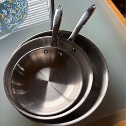 3 Pc Dash of That Stainless Steel Fry Pans