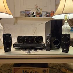 LG Home Theater System + DVD Player