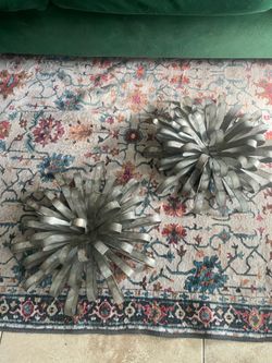Hangable Metal Rustic Flower Decor