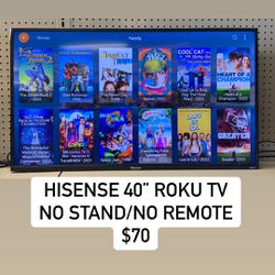 Hisense 40” Roku TV #25533