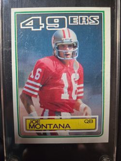 1983 topps joe montana