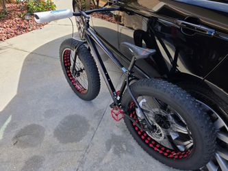 Mongoose T2 aluminum from 26" fat tire wheels . Brand new