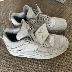 Cool Grey Suede Jordan 4s