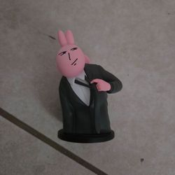Pink Bunny Suit Collectible Figure