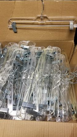 New plastic hangers