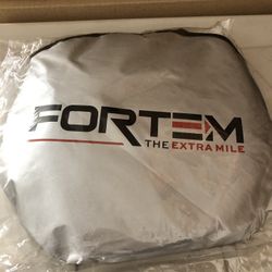 FORTEM Car Windshield Sunshade, Keeps Out UV Rays, MEDIUM SIZE BRAND NEW SEALED