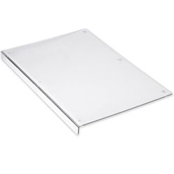 Cutting Board with Lip Edge – Clear Acrylic – Non-Slip – 24” x 18” – Countertop Protector for Chopping and Cutting Food