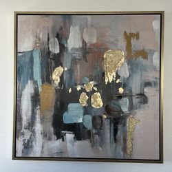 39.5” Textured Wall Art