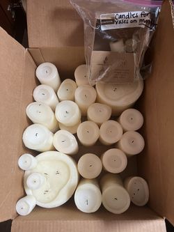 Assorted Ivory Candles
