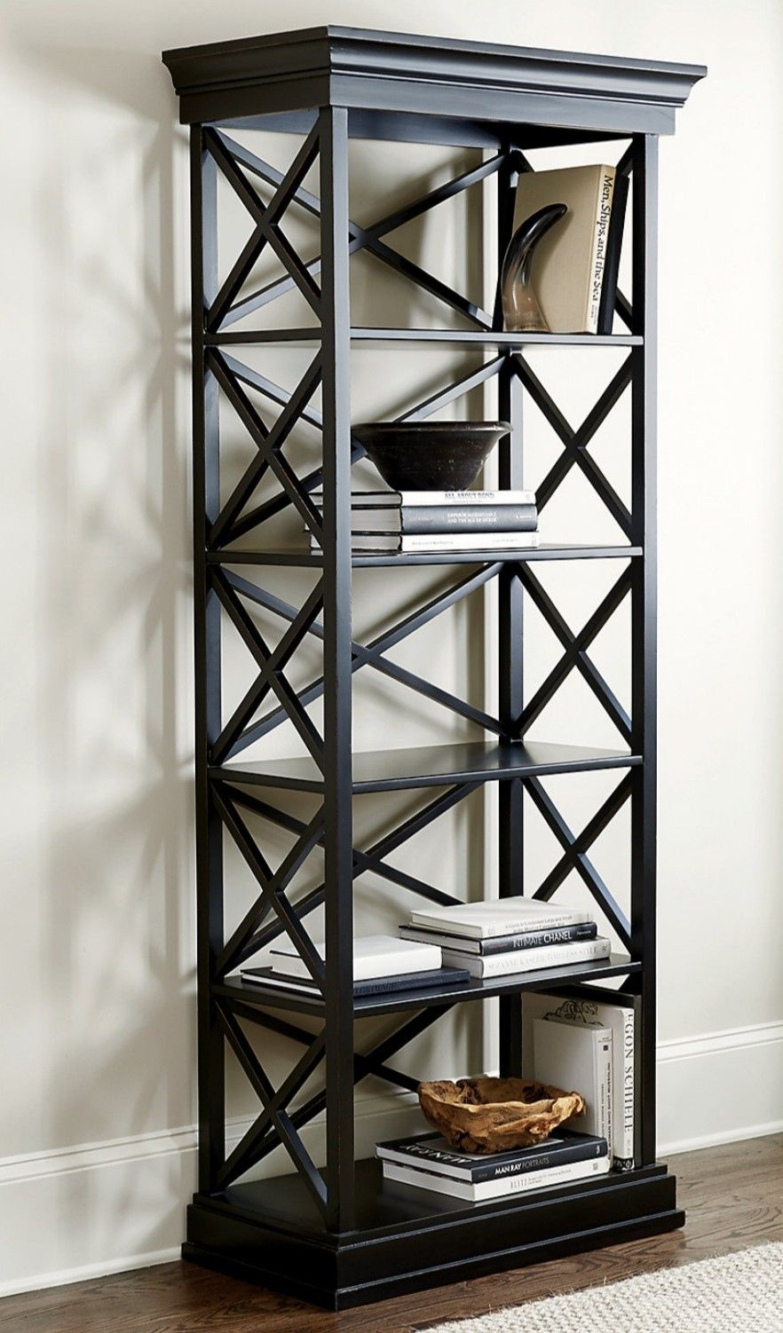 X2 Ballard Designs Bourdonnais Bookcase Designer Shelf Shelves Matching Set