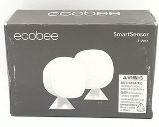 ecobee SmartSensor 2-Pack Temperature Occupancy Sensor Smart Home, Security