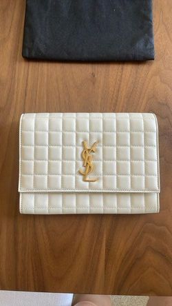 YSL Cassandre Matelassé Carré Flap Pouch - Authentic & Pristine