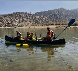 Reduced and motivated to sell!!! 14’ aluminum canoe with accessories