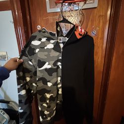 bape full zip hoodie