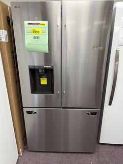 LG 31 Cu. Ft. Smart Standard-Depth MAX French Door Refrigerator with Dual Ice Irfxs3106s