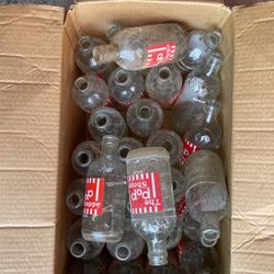 Lot Of Old Pop Shoppe Bottles 