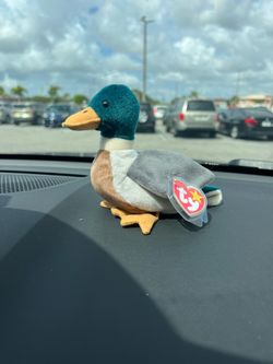Ty Beanie Baby Jake the Mallard Drake Duck plush toy. This collectible was released in 1997