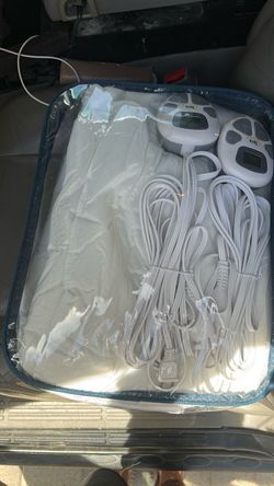 Serta Electric Heated Blanket with Dual Controllers
