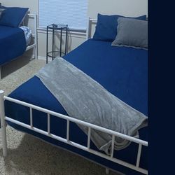 Queen Bed Frame With Mattress