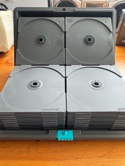 Laserline 40 CD DVD Blu-Ray ROM Disc Storage Holder Hard Case Organizer Padded