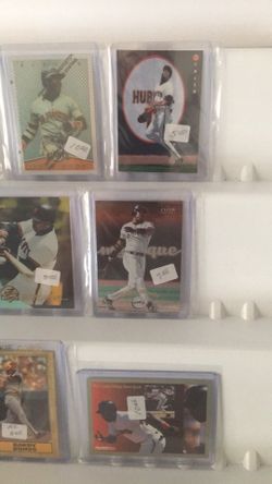 Nine Barry bonds cards