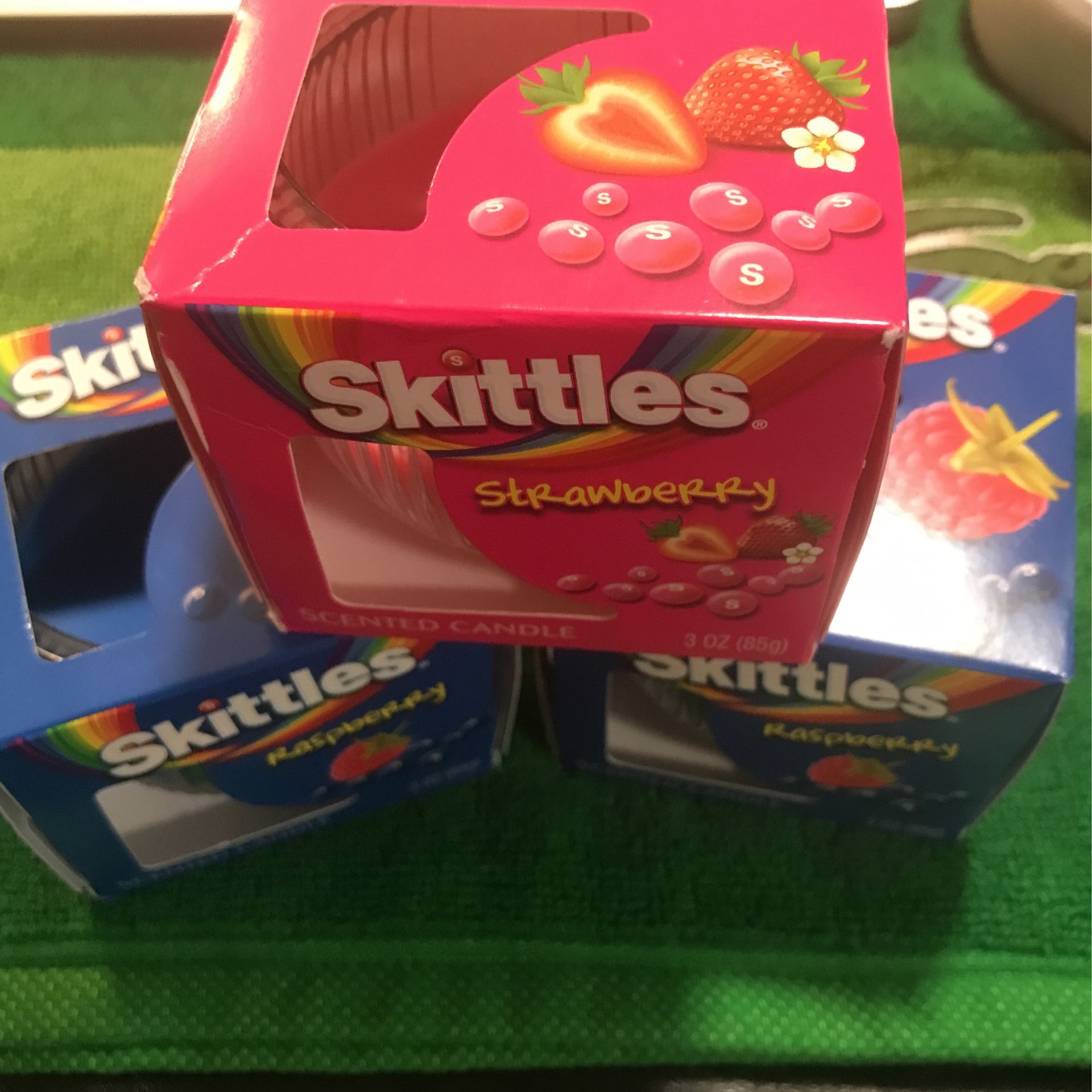 Skittles Candy Scented Candles 🕯🍓 🫐