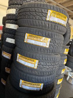 225/50/R17 marca GROUNDSPEED las 4 llantas nuevas instaladas y balanceadas
