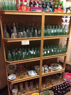 Lots of vintage Coke bottles $3-$5 each // 1950's-60's