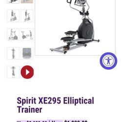 Oliptical - XE295 SPIRIT (USED- GREAT CONDITION)