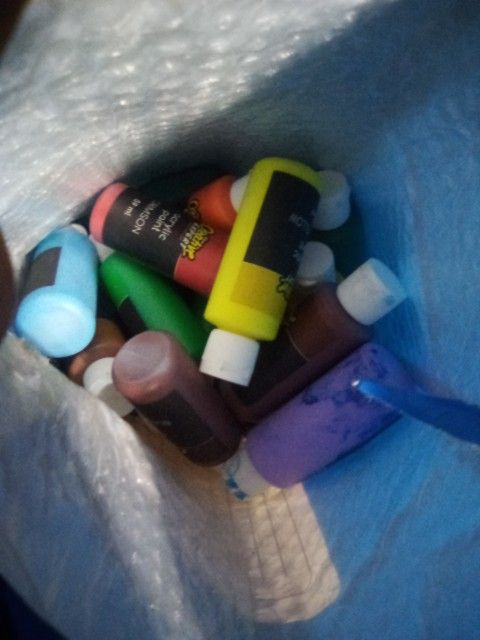 Bag Of Acrylic Paint 