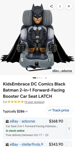 Kidsembrace DC comics batman booster 2 in 1 each $165 or both $300