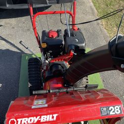 Troy-Bilt Storm Tracker 28 in. 277cc Two-Stage Electric Start Gas Snow Blower with Track Drive