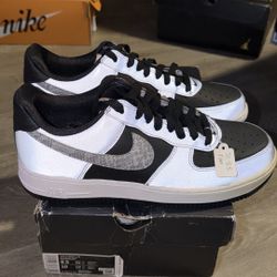Nike silver Snake Air-forces
