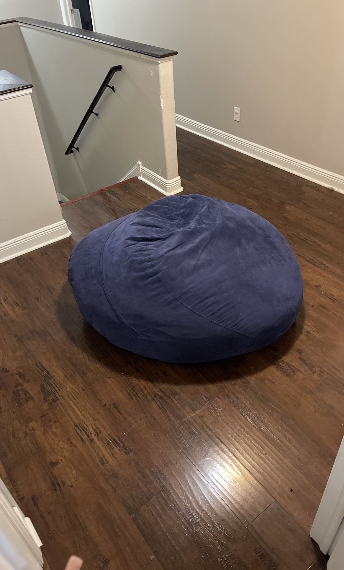 Large Blue LoveSac Beanbag