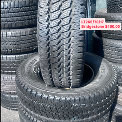 Set of four used LT265/70R17 $300
