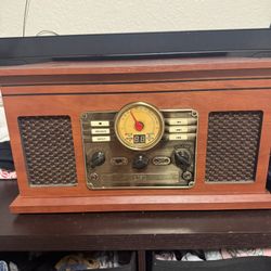 Victrola Wooden Record Player 