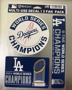 Los Angeles Dodgers World Series Decals 2024