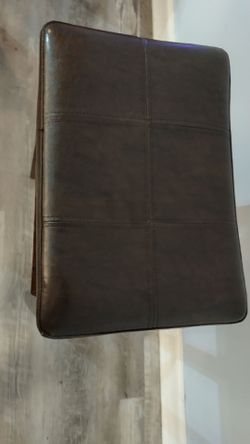 Dark Brown Leather Portfolio Folio Case