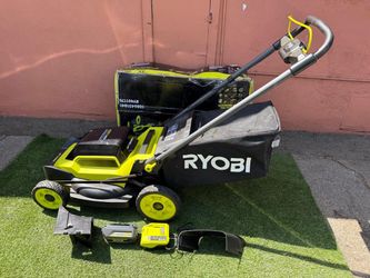 RYOBI 40V HP Brushless 20 in. Cordless Battery Walk Behind Push Lawn Mower with 4.0 Ah Battery and Charger