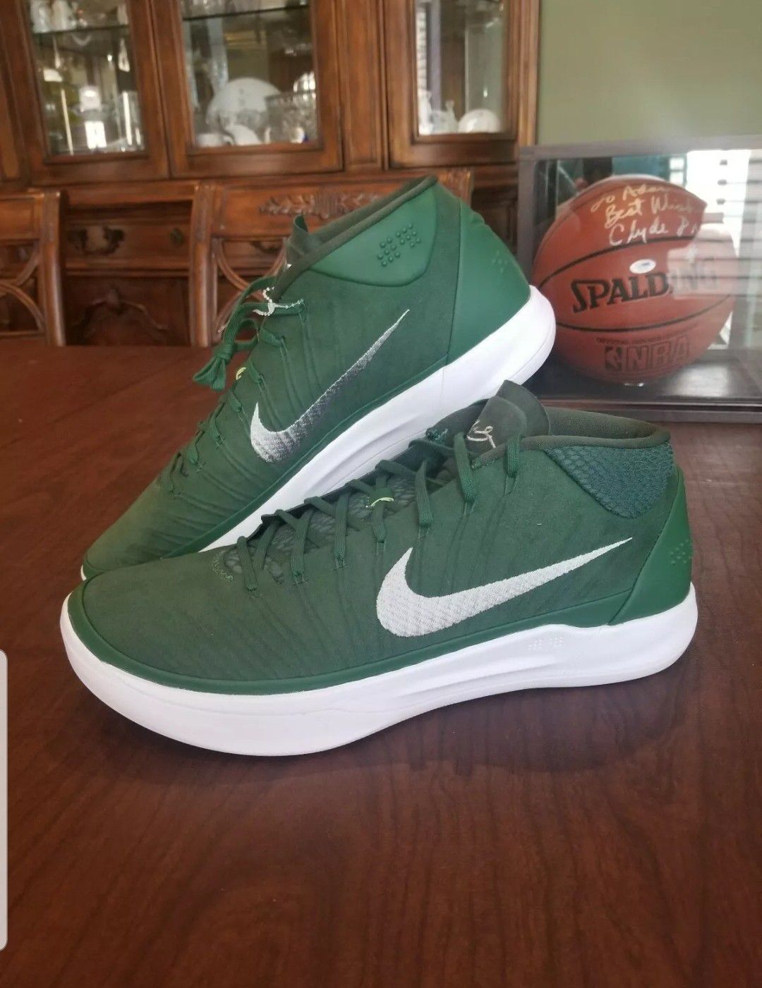 NEW Nike Kobe Bryant AD TB Clover Green Basketball Shoes 942521-302 Men's Size 16.5