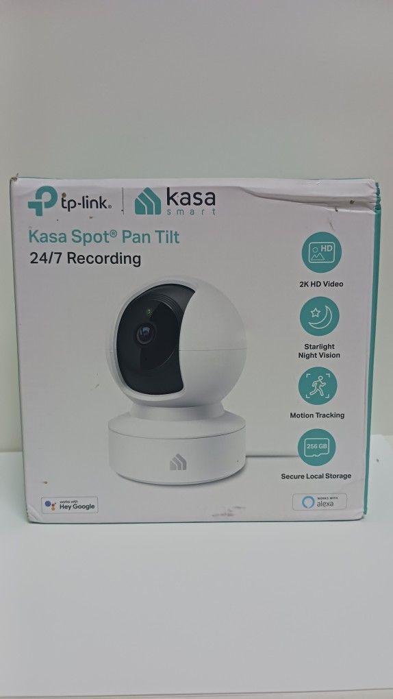 TP-LINK Kasa Spot Pan Tilt KC410S Indoor Wi-Fi Surveillance Camera