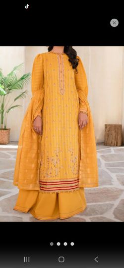 Indian Pakistani Tradition Designer Shalwar Kameez Embroidery Cotton Dress 
