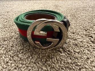 Gucci Interlocking G Web Belt