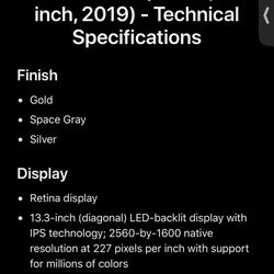 MacBook 2019 Air 13in