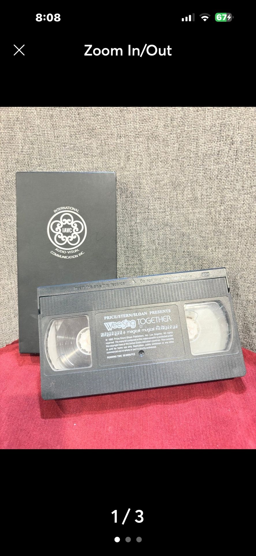 Pre Owned VHS-WeeSing Together