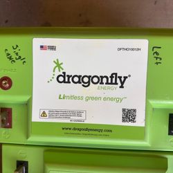 2 Dragonfly 100AH Batteries