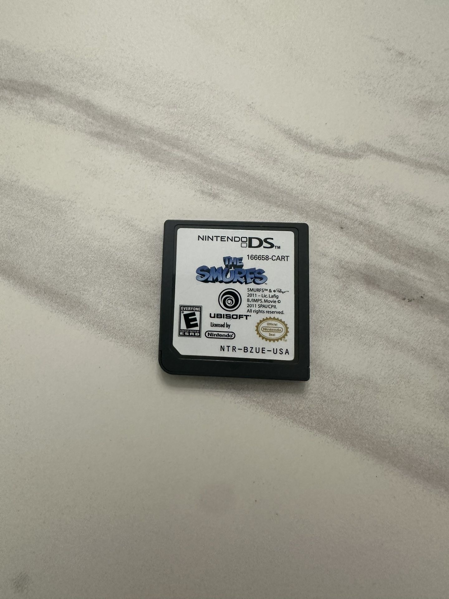 the smurfs for nintendo ds