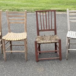 (8) Vintage Dining Chairs…$5 Each