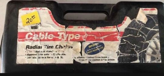 NEW Cable Type Radial Tire Chains