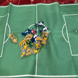Soccer Mat With Small Players For Coaching And Playing